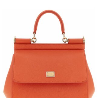 Orange Calfskin Handbag
