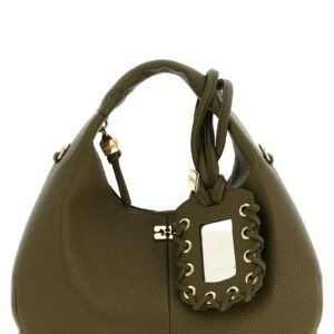 Bicolor Polyester Handbag