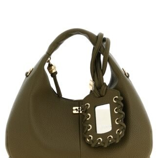 Bicolor Polyester Handbag