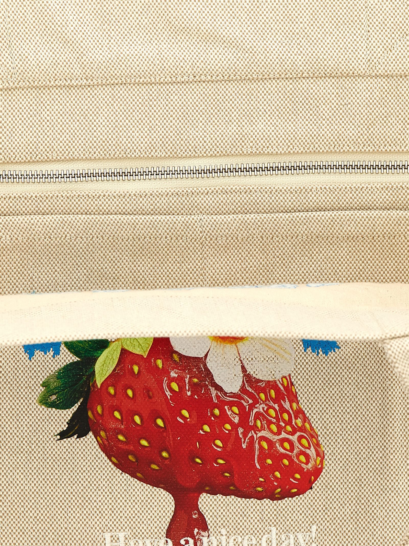 Beige Recycled Cotton Tote Bag - Image 4