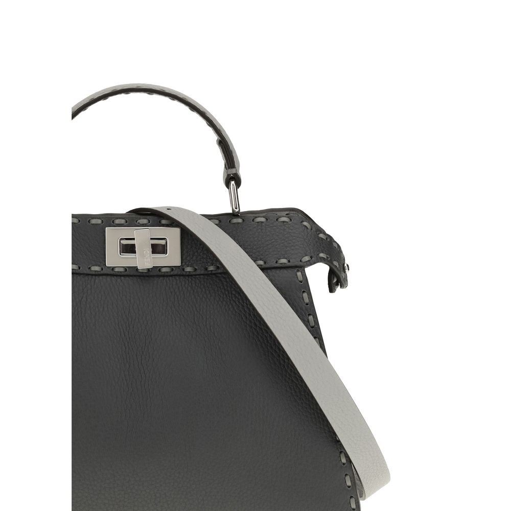 Gray Calf Leather Bos Taurus Handbag - Image 4