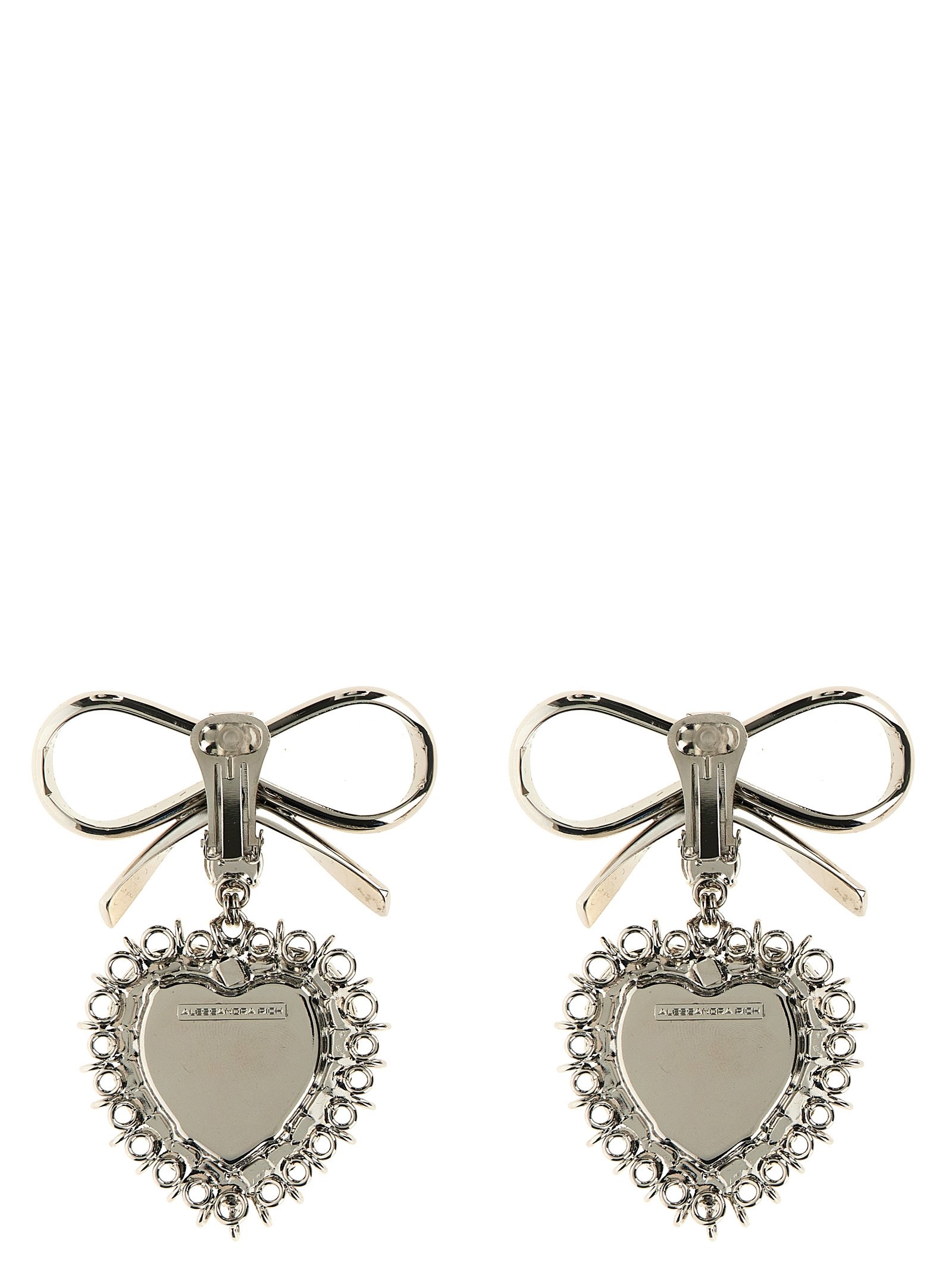 Silver Glass Earrings - Image 2
