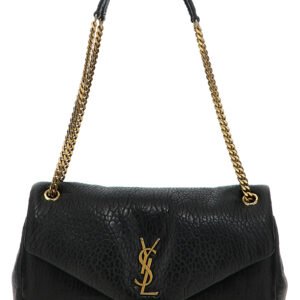 Black Leather Shoulder Bag