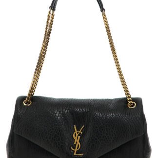 Black Leather Shoulder Bag