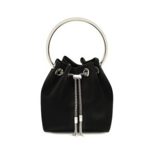 Black Silk Shoulder Bag
