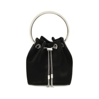 Black Silk Shoulder Bag