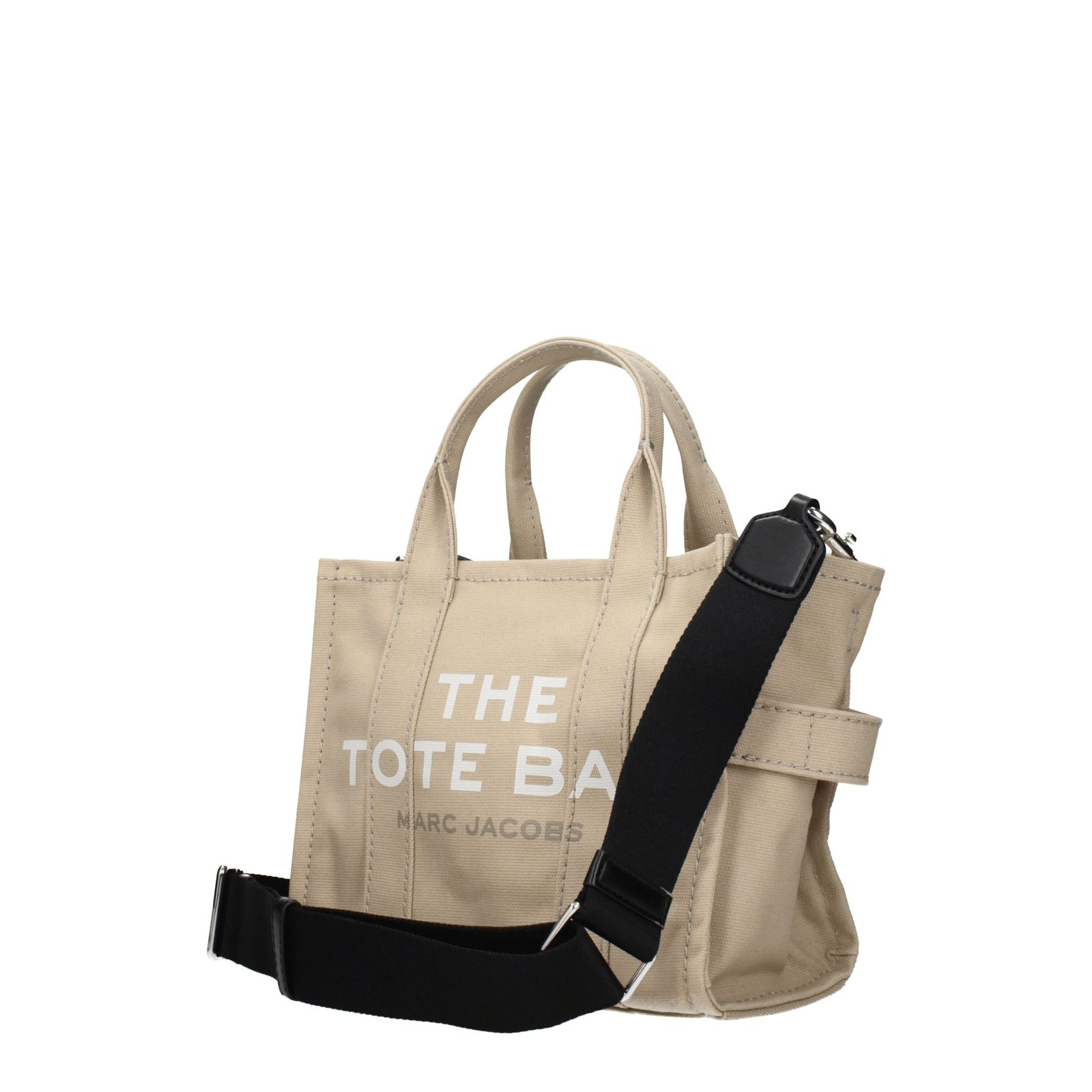 Beige Fabric Handbag - Image 2