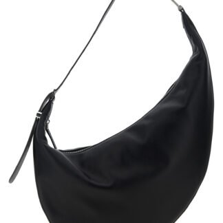 Black Calfskin Shoulder Bag