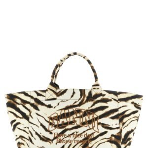 Beige Recycled Cotton Tote Bag
