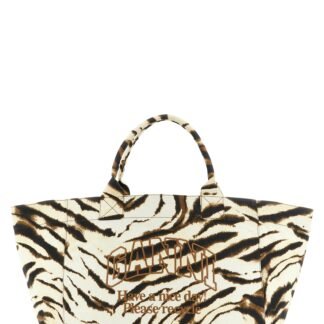Beige Recycled Cotton Tote Bag
