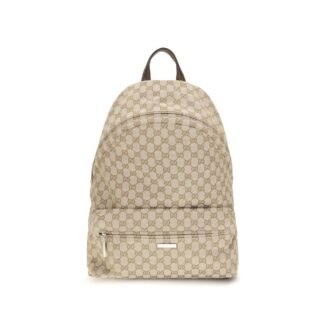 Beige Polyester Backpack