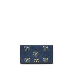 Blue Cotton Shoulder Bag