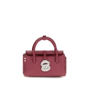 Multicolor Calf Leather Bos Taurus Handbag
