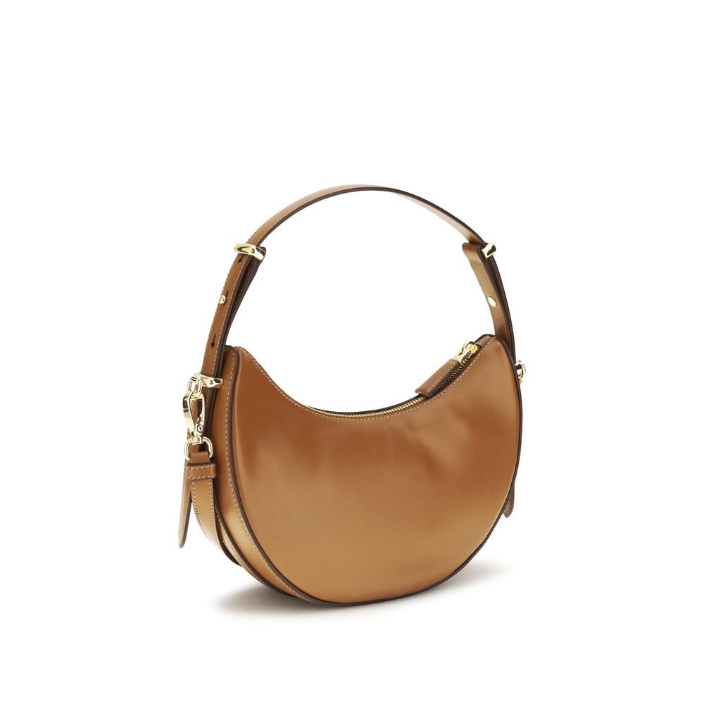 Beige Calf Leather Bos Taurus Shoulder Bag - Image 3