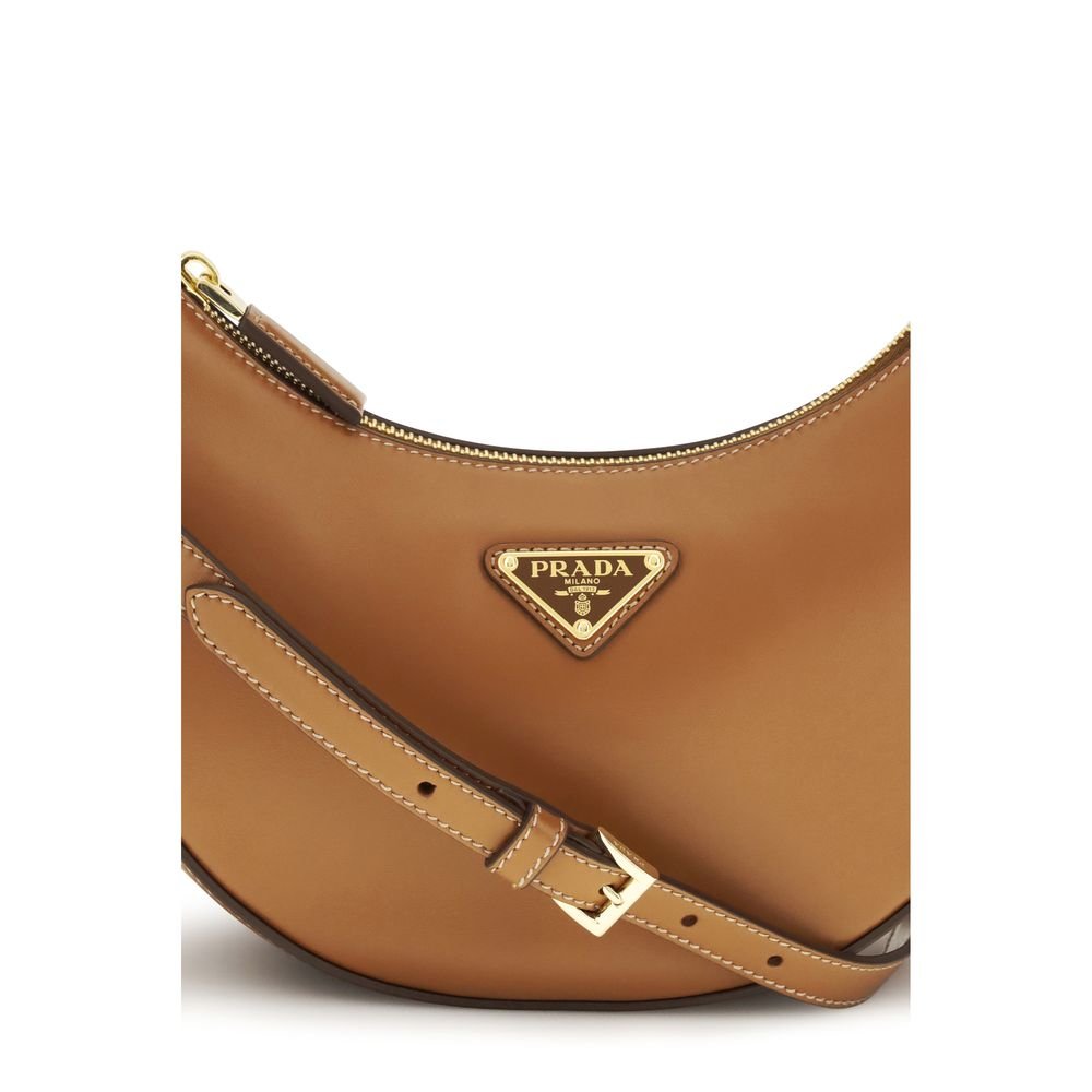 Beige Calf Leather Bos Taurus Shoulder Bag - Image 4
