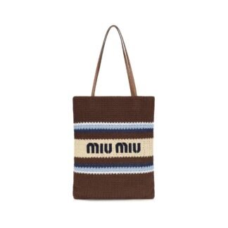 Multicolor Recycled Cotton Shoulder Bag