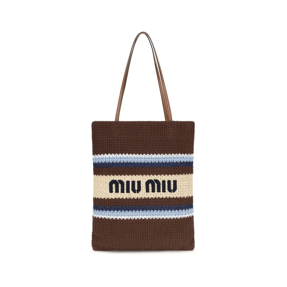 Multicolor Recycled Cotton Shoulder Bag