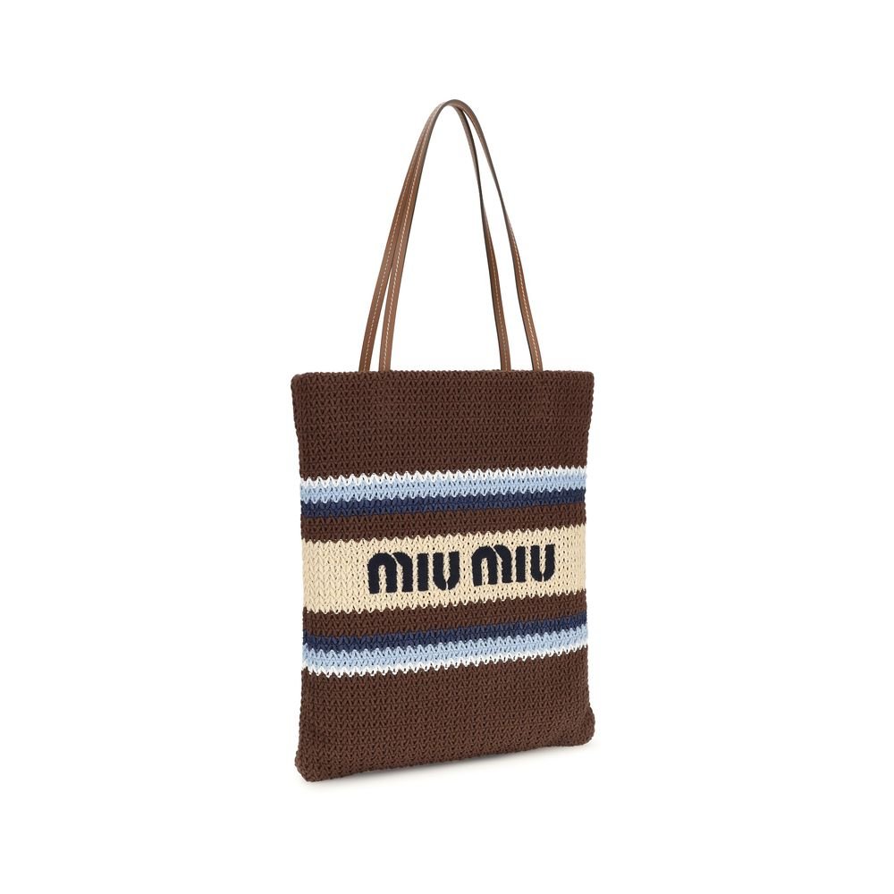 Multicolor Recycled Cotton Shoulder Bag - Image 2
