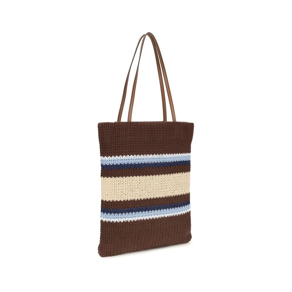 Multicolor Recycled Cotton Shoulder Bag - Image 3