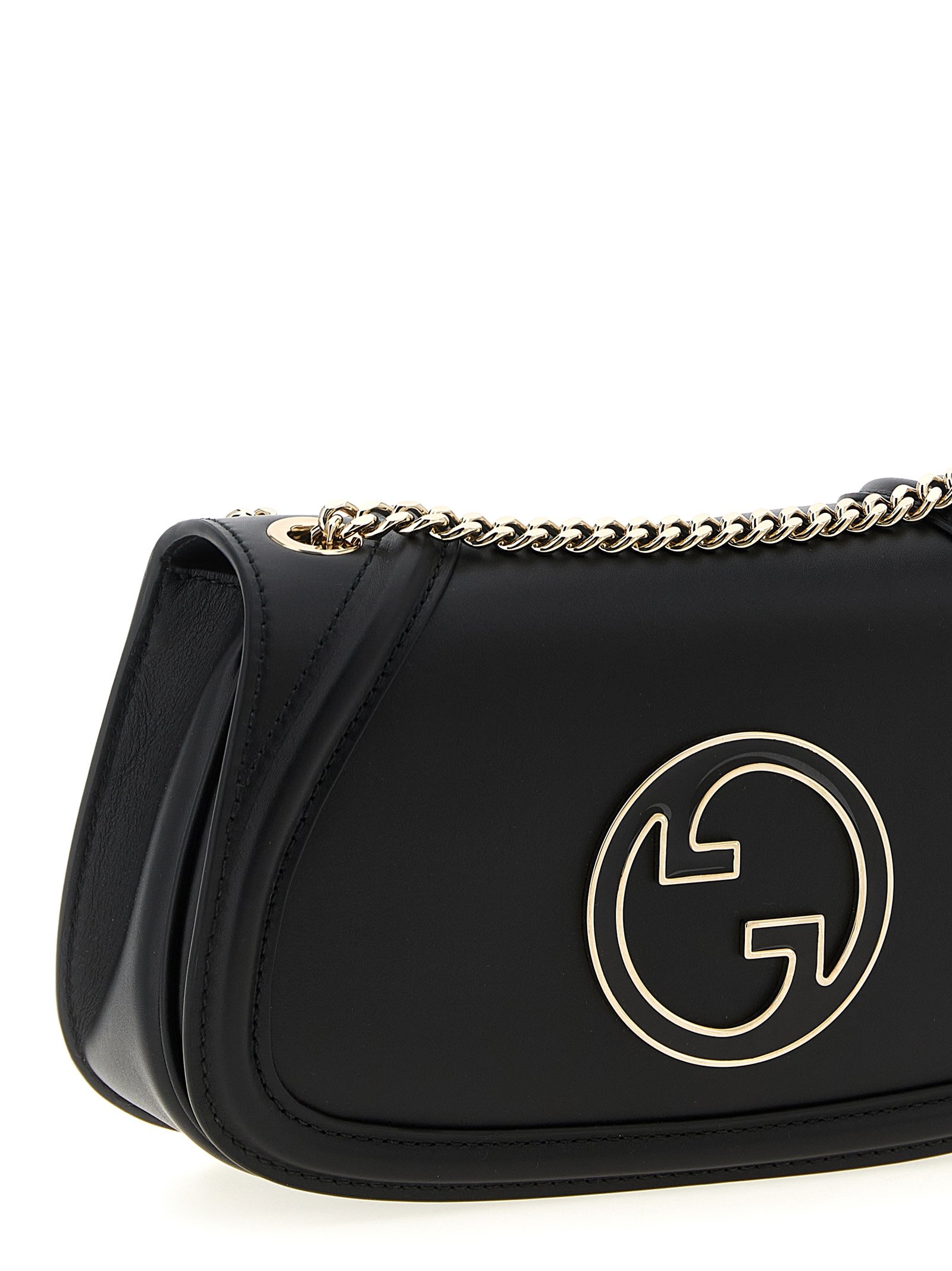 Black Calfskin Shoulder Bag - Image 3