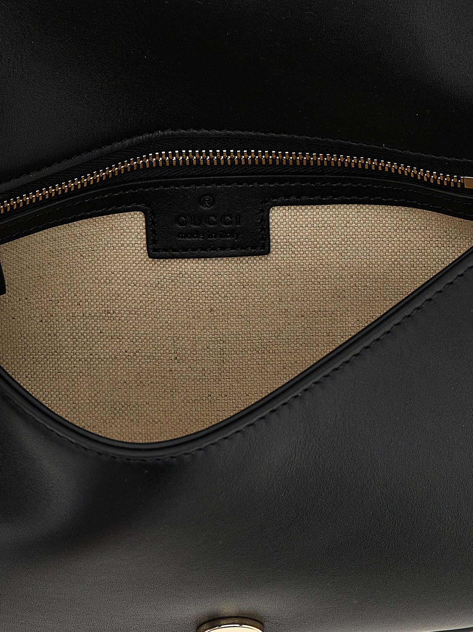 Black Calfskin Shoulder Bag - Image 4