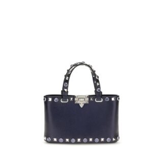 Black Calf Leather Bos Taurus Handbag