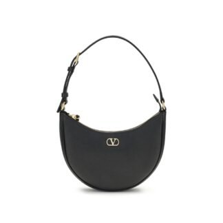 Black Calf Leather Bos Taurus Shoulder Bag