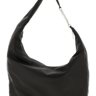 Black Calfskin Shoulder Bag