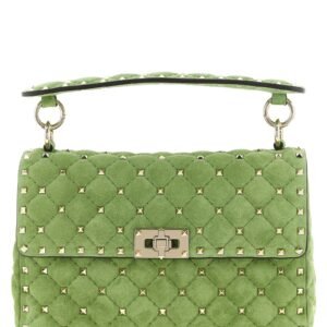 Bicolor Calfskin Shoulder Bag