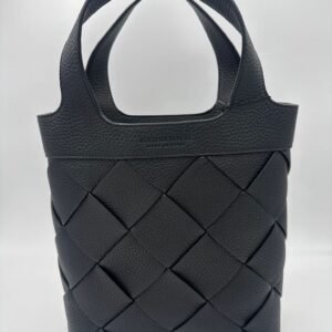 BOTTEGA VENETA Small DIAGO Black Handbag