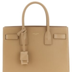 Beige Calfskin Handbag