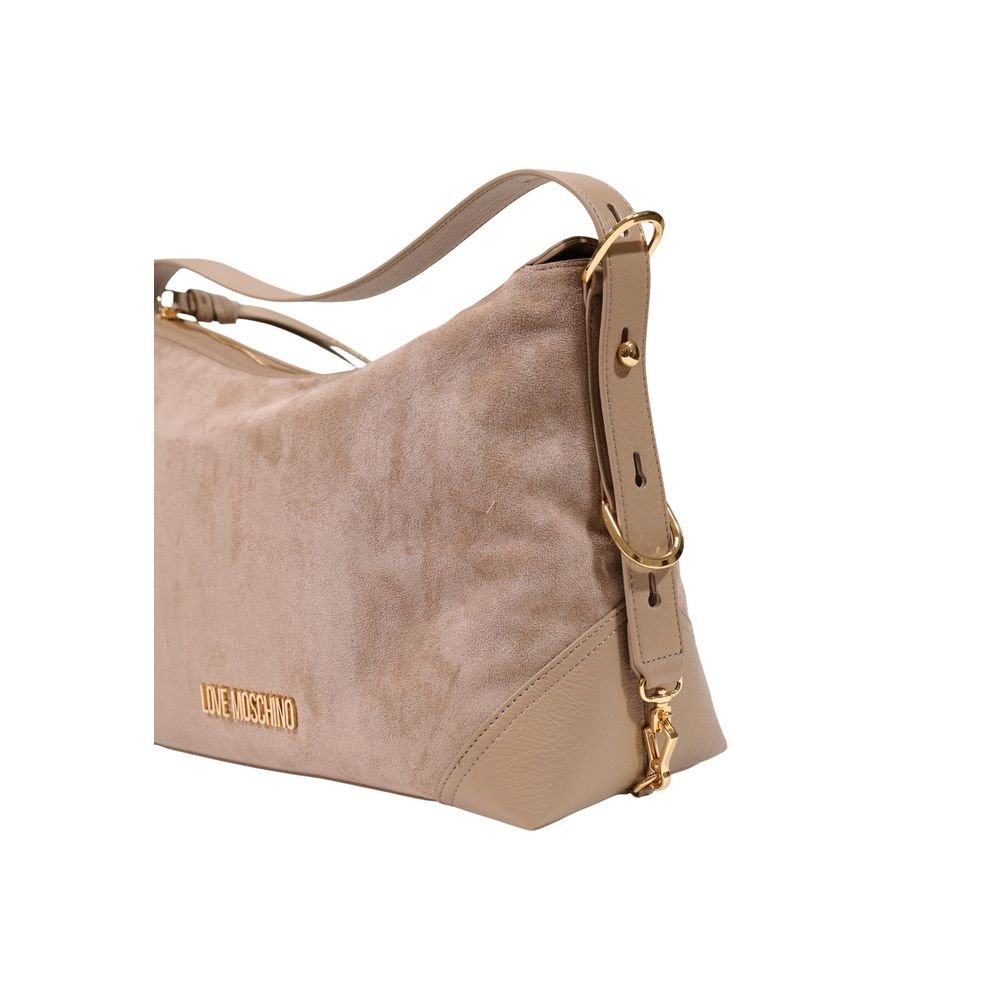 Beige Polyester Handbag - Image 4