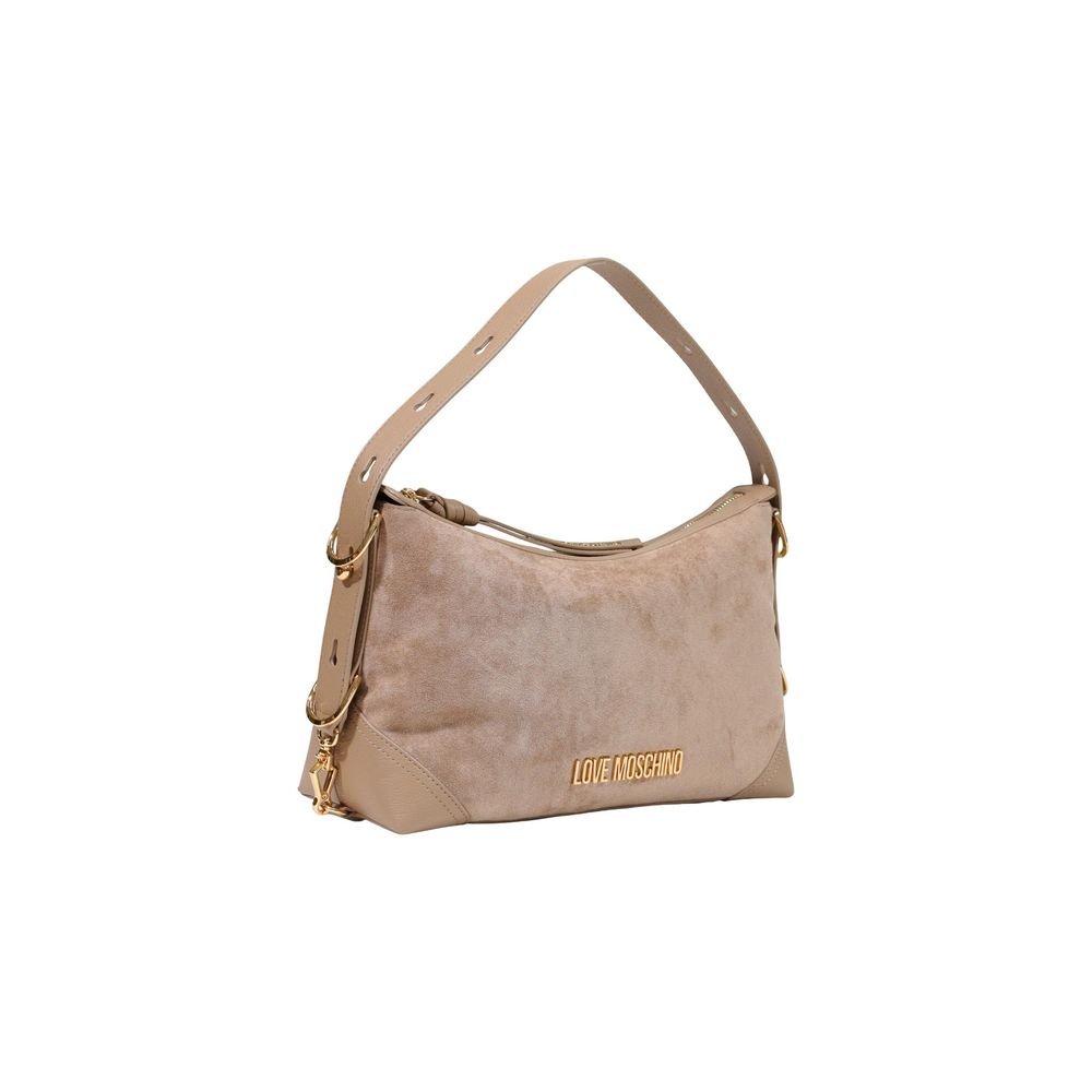 Beige Polyester Handbag - Image 2