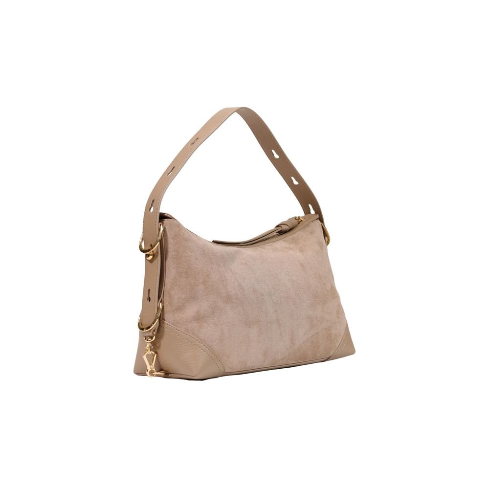 Beige Polyester Handbag - Image 4