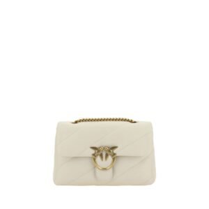 White Calf Leather Bos Taurus Shoulder Bag