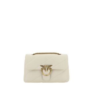 White Calf Leather Bos Taurus Shoulder Bag