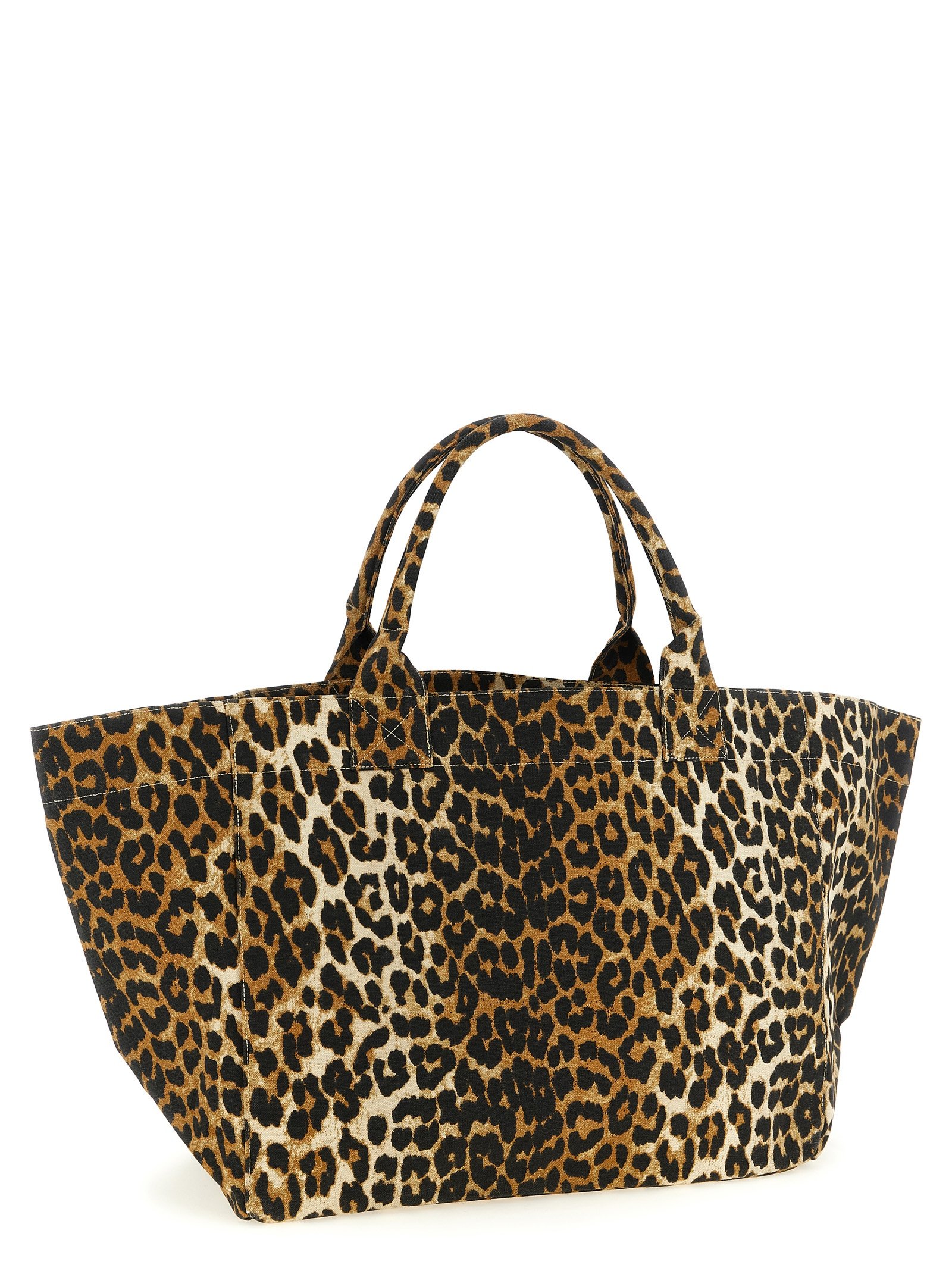 Brown Recycled Cotton Tote Bag - Image 2