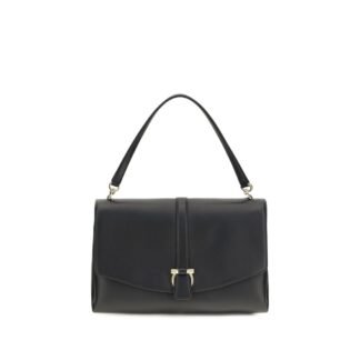 Black Calf Leather Bos Taurus Shoulder Bag
