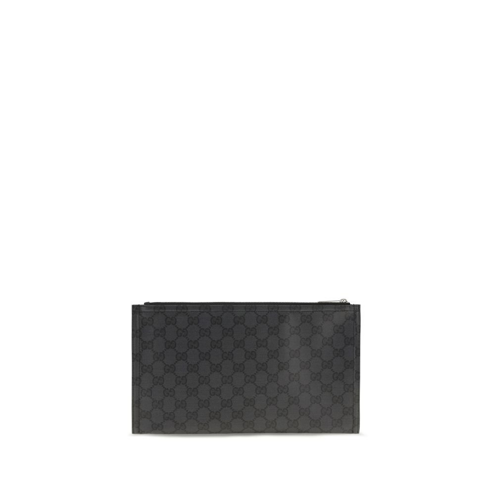 Black Fabric Shoulder Bag - Image 2