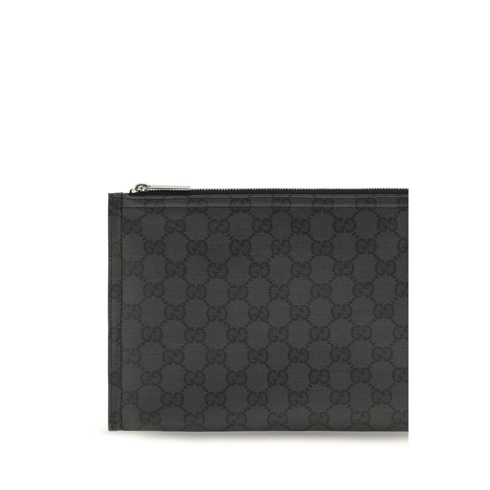 Black Fabric Shoulder Bag - Image 3
