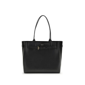 Black Calf Leather Bos Taurus Shoulder Bag