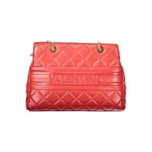 Rosso Polyurethane Women's Bag with Chain and Zip Closure