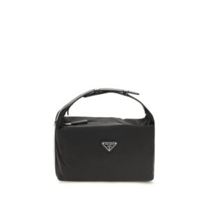 Black Recycled Polyamide Handbag