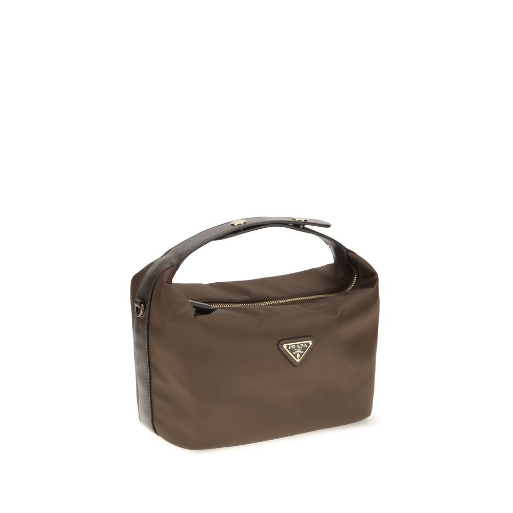 Brown Recycled Polyamide Handbag - Image 2