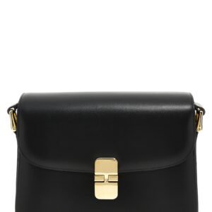 Black Cowhide Crossbody Bag