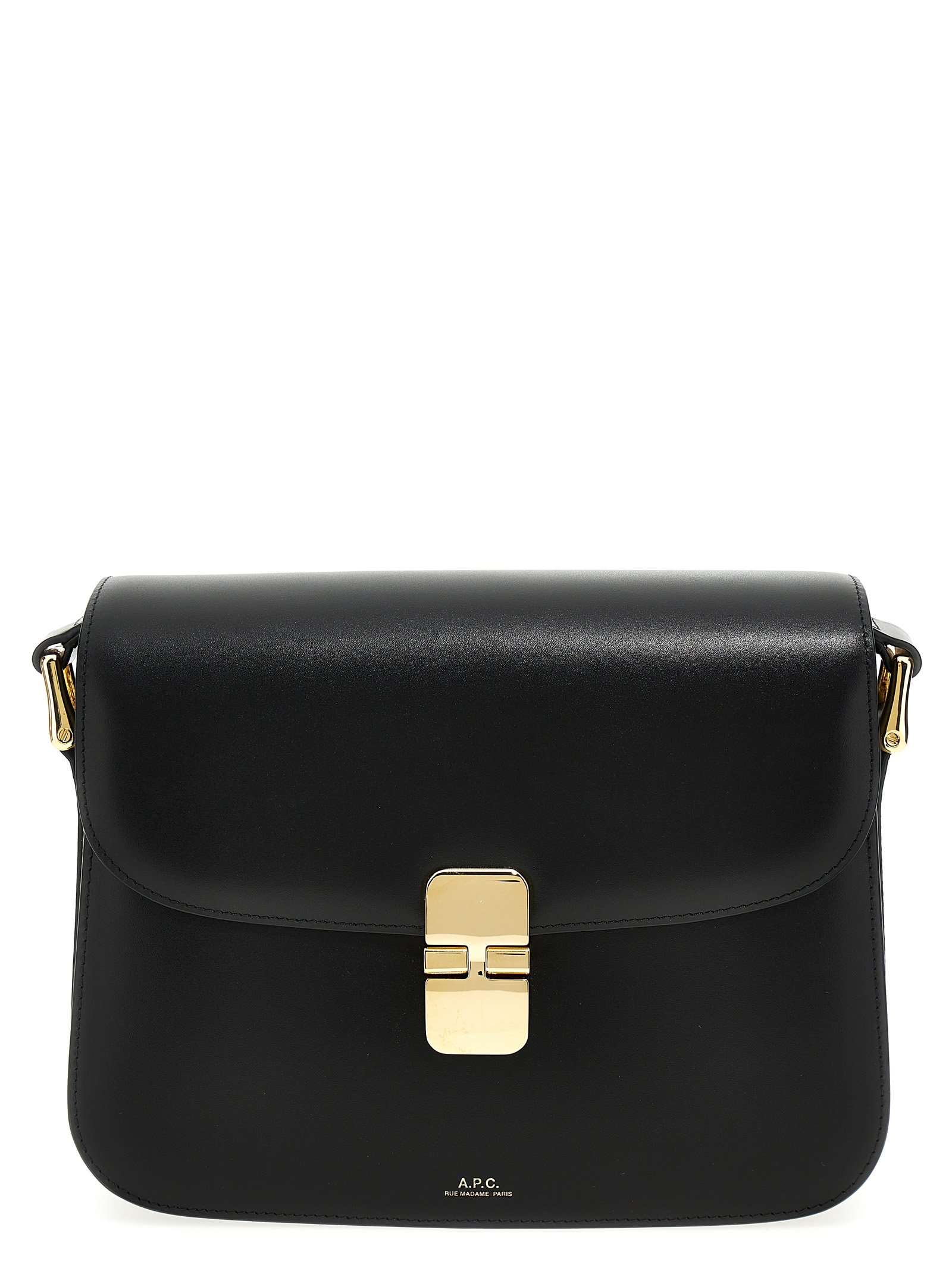 Black Cowhide Crossbody Bag