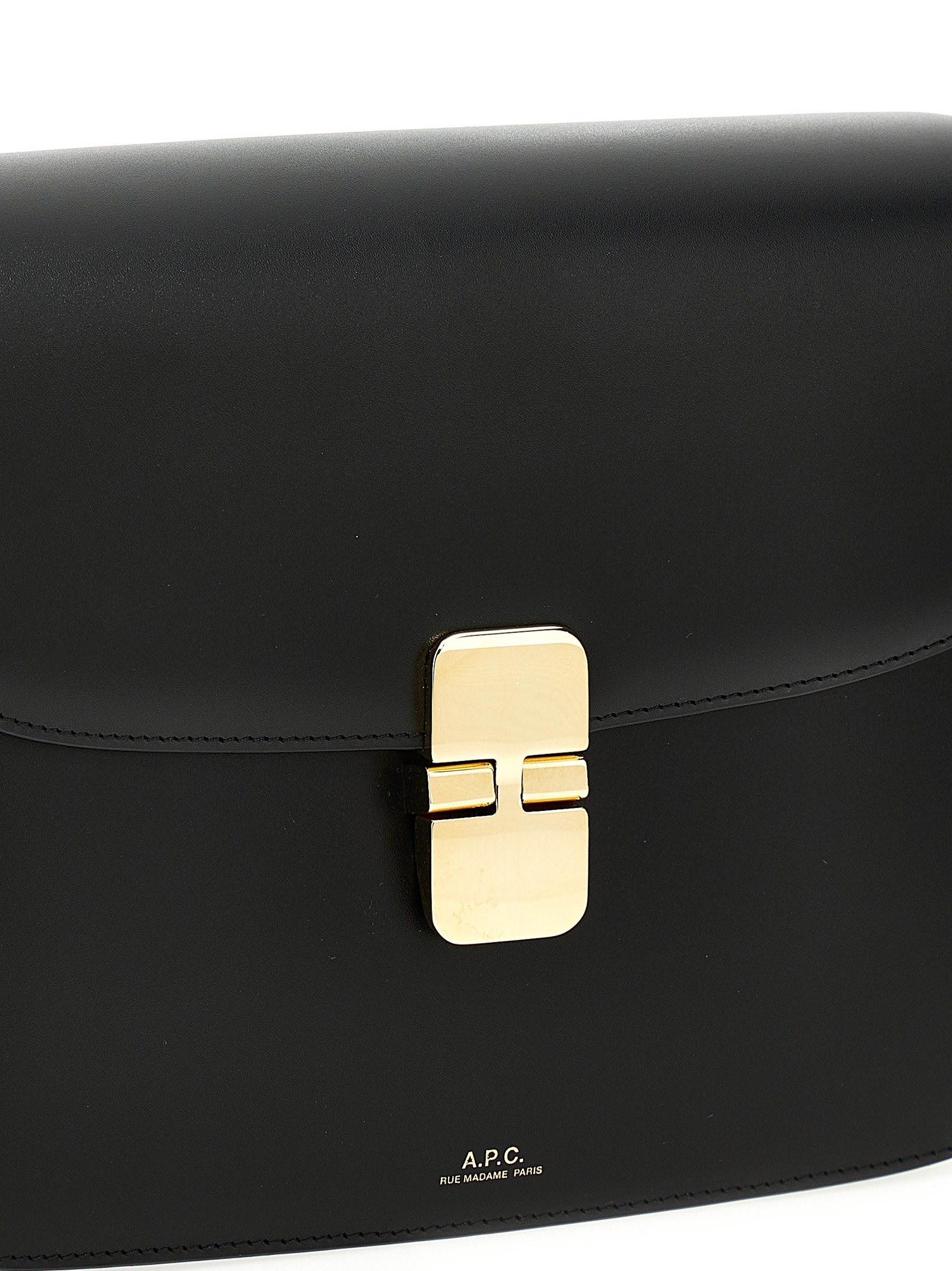Black Cowhide Crossbody Bag - Image 3