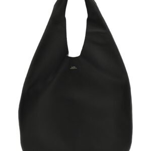 Black Calfskin Shoulder Bag
