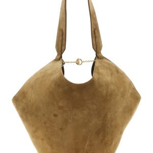 Brown Calfskin Tote Bag