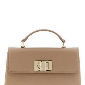 Beige Calfskin Crossbody Bag